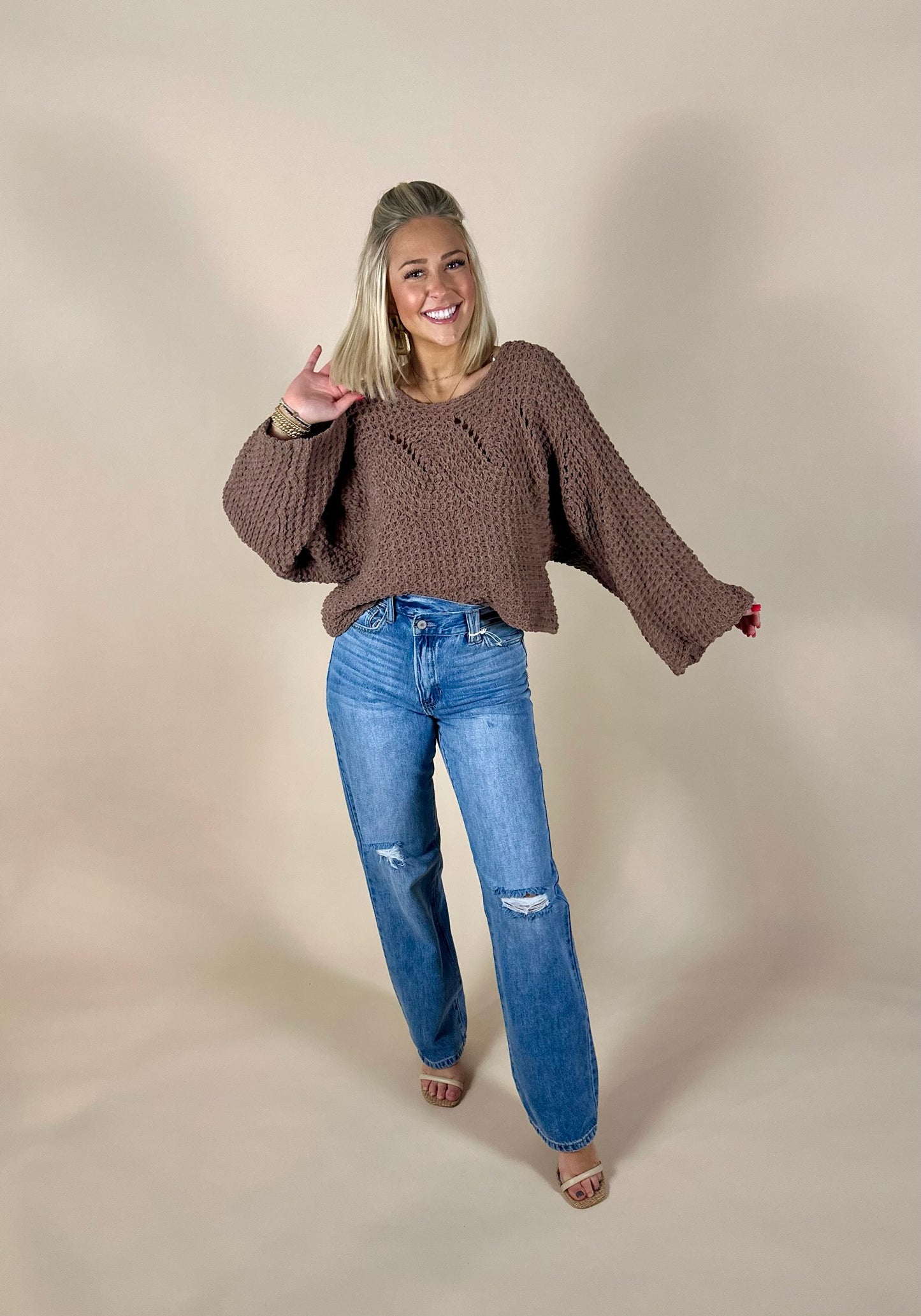 Macy Sweater - Chocolate Brown - RESTOCK!