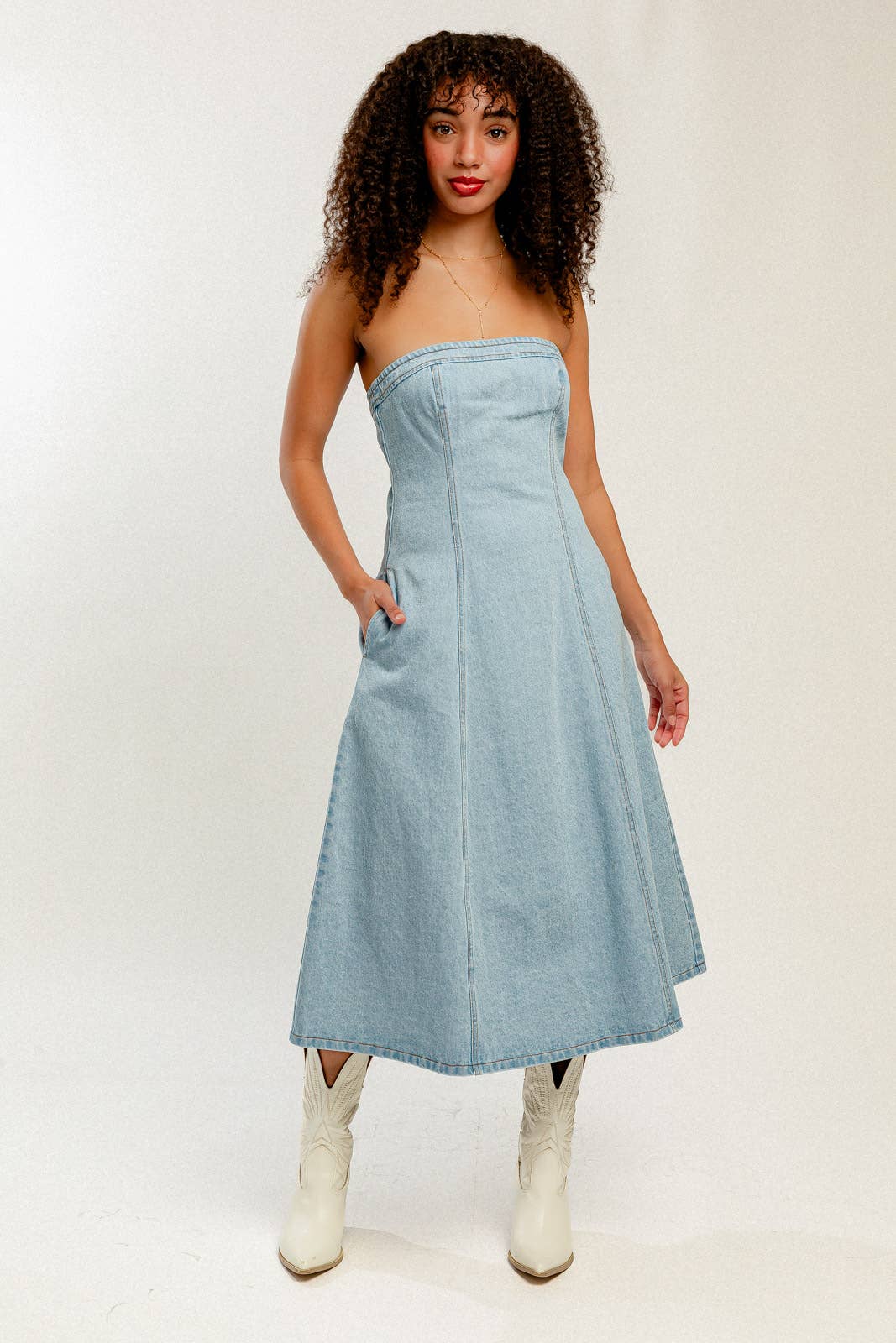 Allyn Denim Dress | M3 Boutique