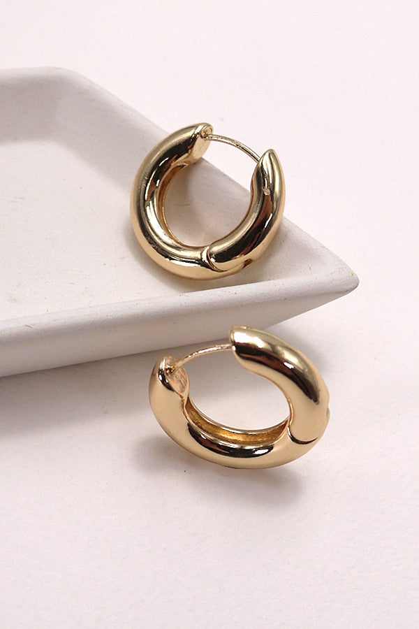 Classic Hoop Earrings - Gold