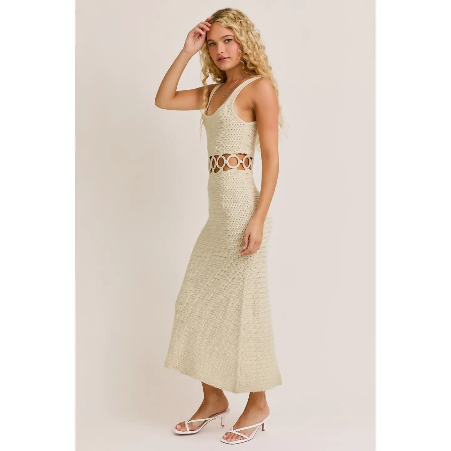 【willfully】pearl shoulder camisole dress Shop DRESSES at M3 Boutique | M3 Boutique