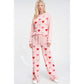 Heart's All Over Loungewear Set - Pink