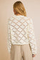 Open Knit Sweater: Cream