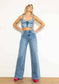 Pearl High-Rise Wideleg Jeans: Medium Stone