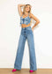 Pearl High-Rise Wideleg Jeans: Medium Stone