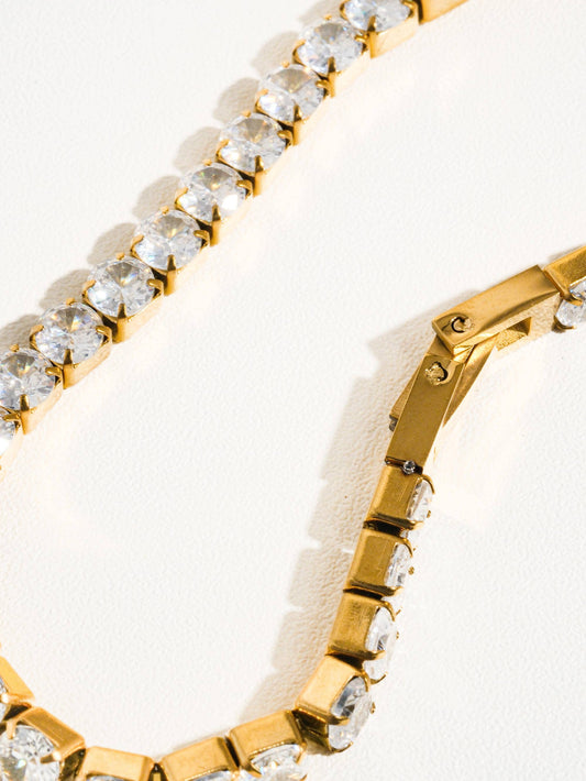 Rene Non-Tarnish Dressy Bracelet: Yellow Gold