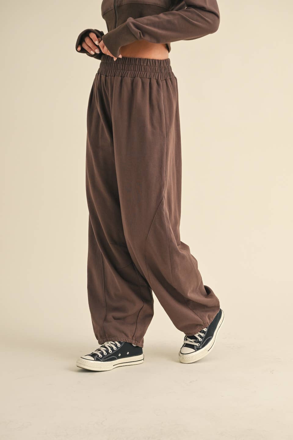Chocolate Terry Jogger Chocolate Terry Jogger
