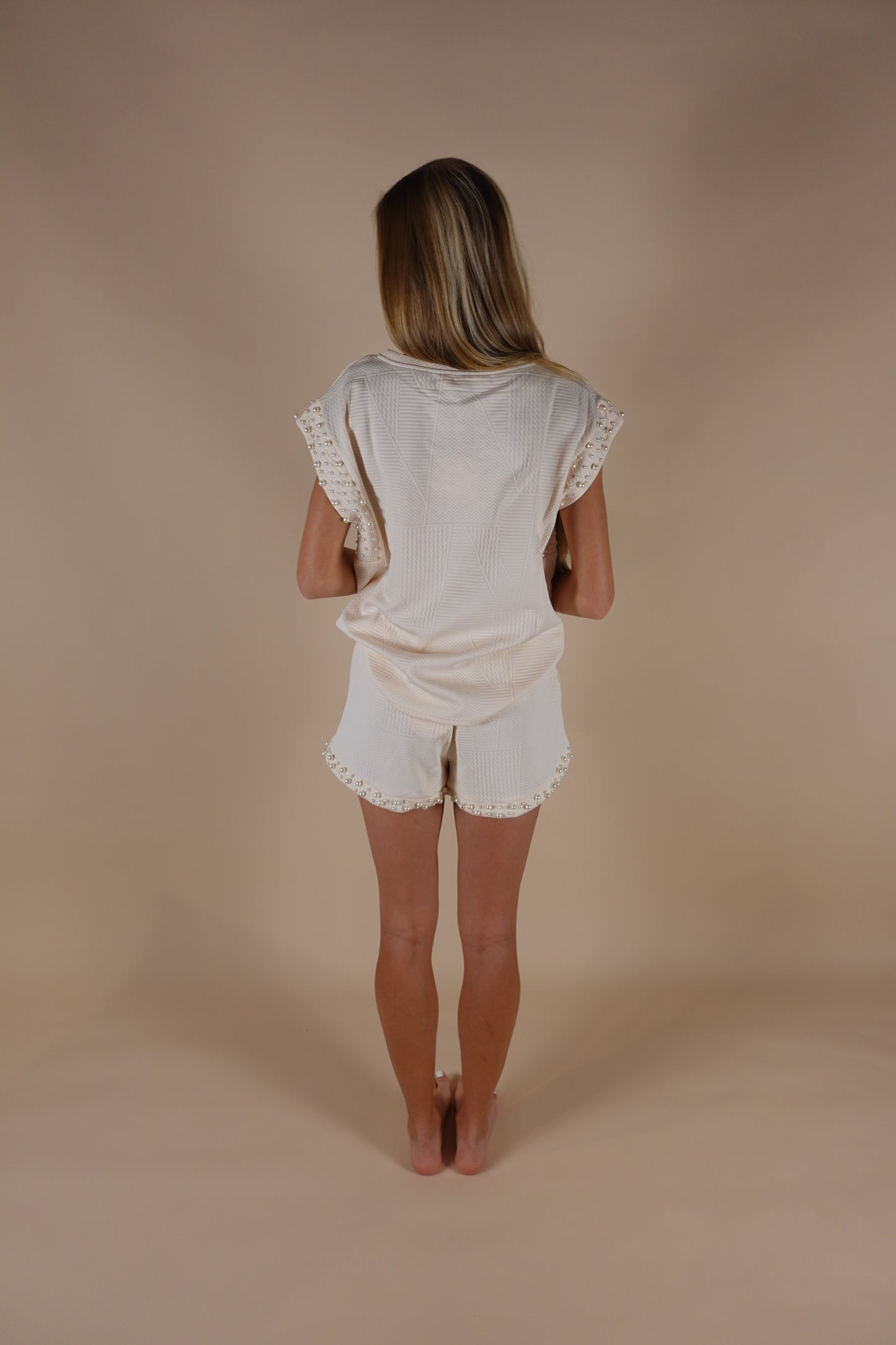 Pearl Shorts - Cream