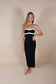 Lexi Maxi Dress - Black & White