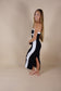 Lexi Maxi Dress - Black & White
