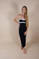 Lexi Maxi Dress - Black & White
