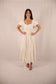 Angled Tiered Maxi Dress - White