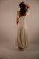 Angled Tiered Maxi Dress - White
