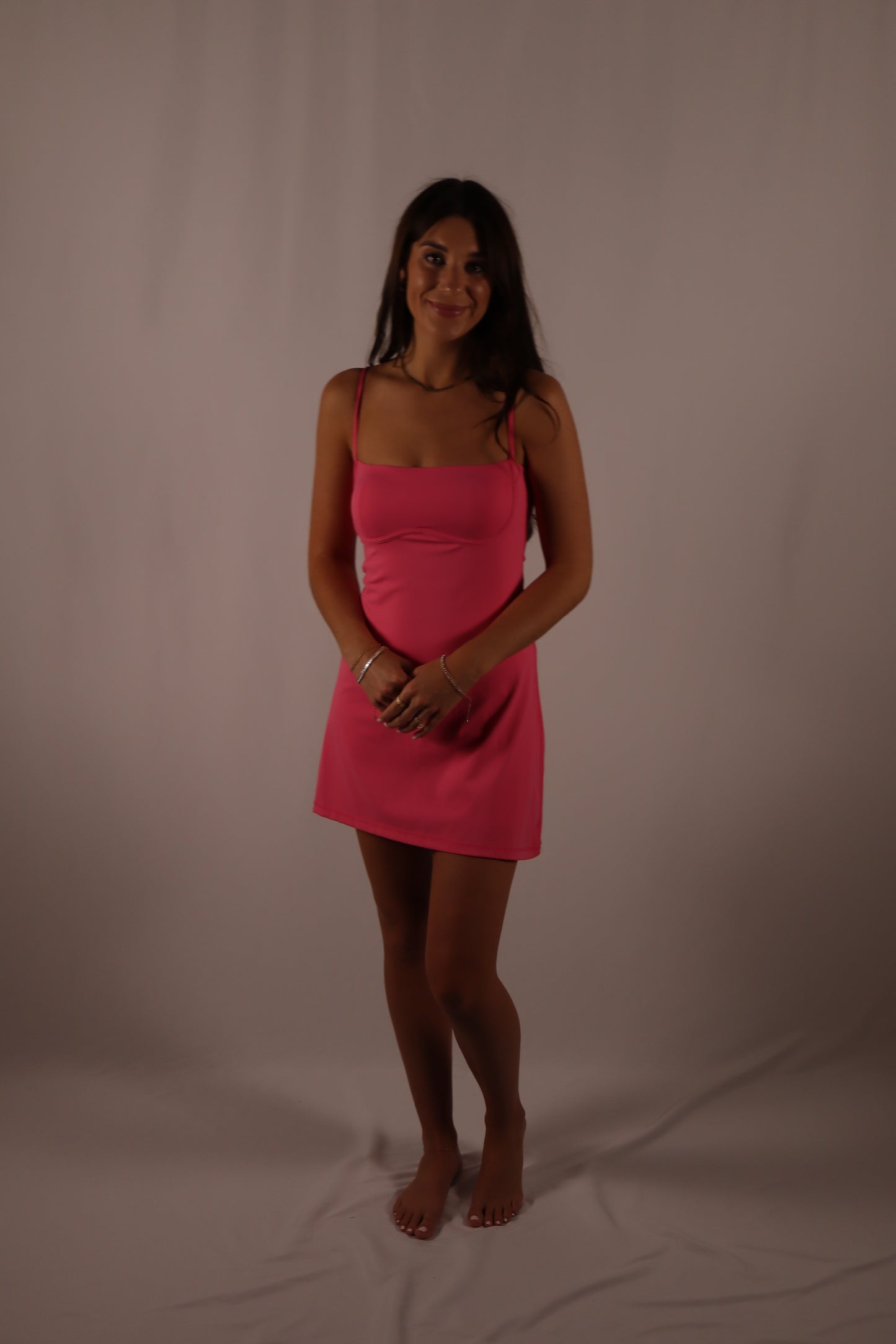 Sweetheart Athletic Dress - Pink