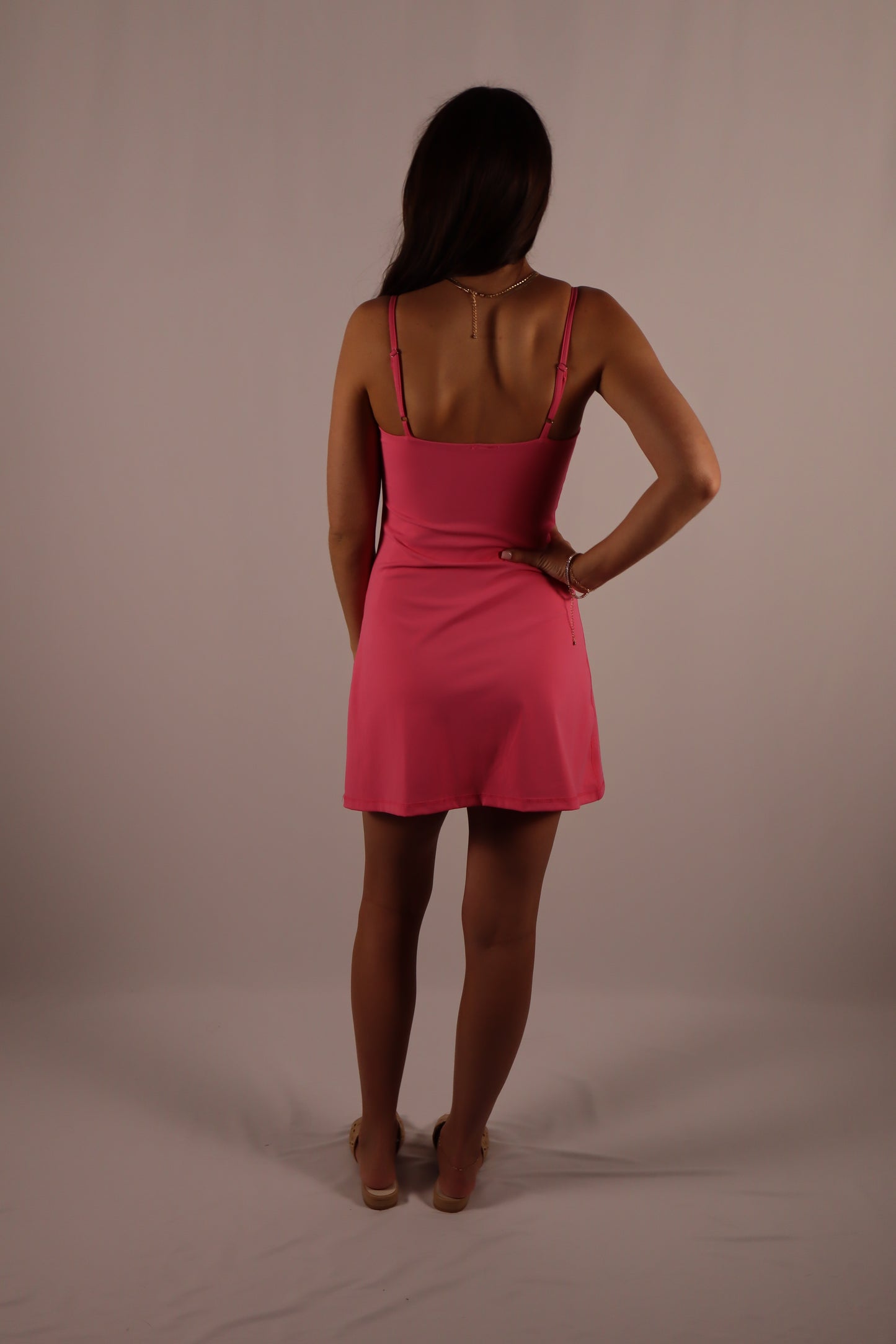 Sweetheart Athletic Dress - Pink