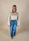 Rylee Sweater Top - Cream