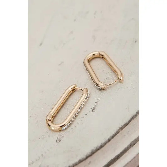 Ryan Hoop Earrings - Gold