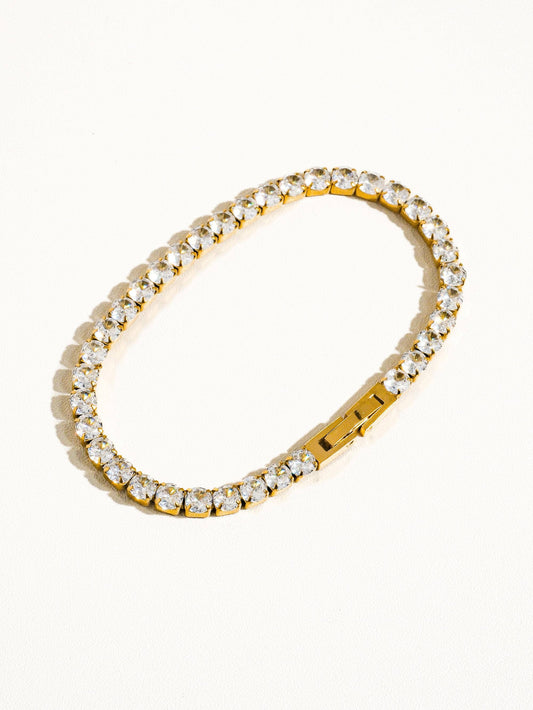 Rene Non-Tarnish Dressy Bracelet: Yellow Gold