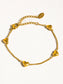 Vivre 18K Gold Non-Tarnish Petite Heart Necklace: Yellow Gold